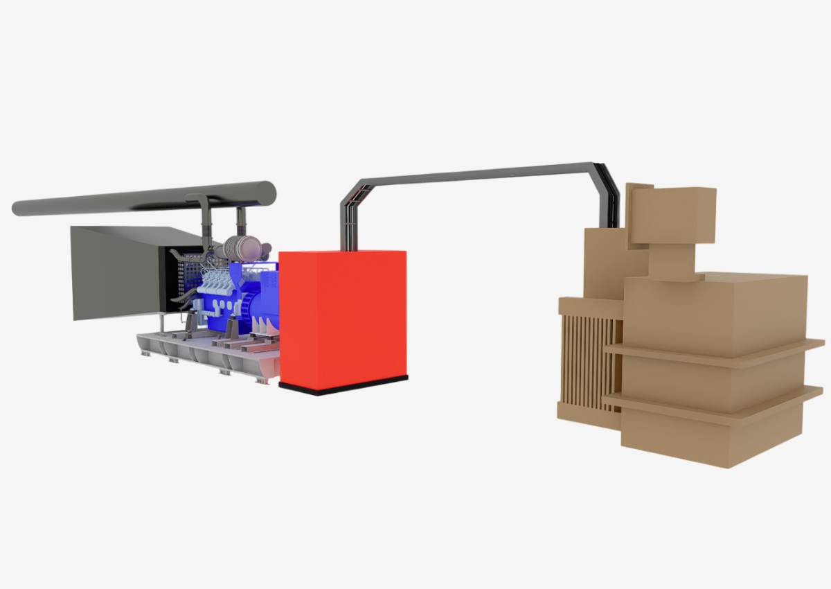 Generator Unit - 3D Modeling and Visulisation
