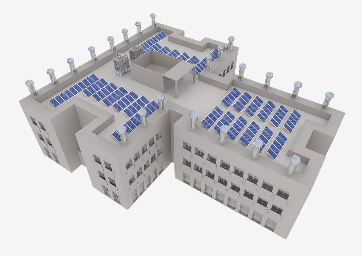 Roof (Solar) - 3D Modeling and Visulisation