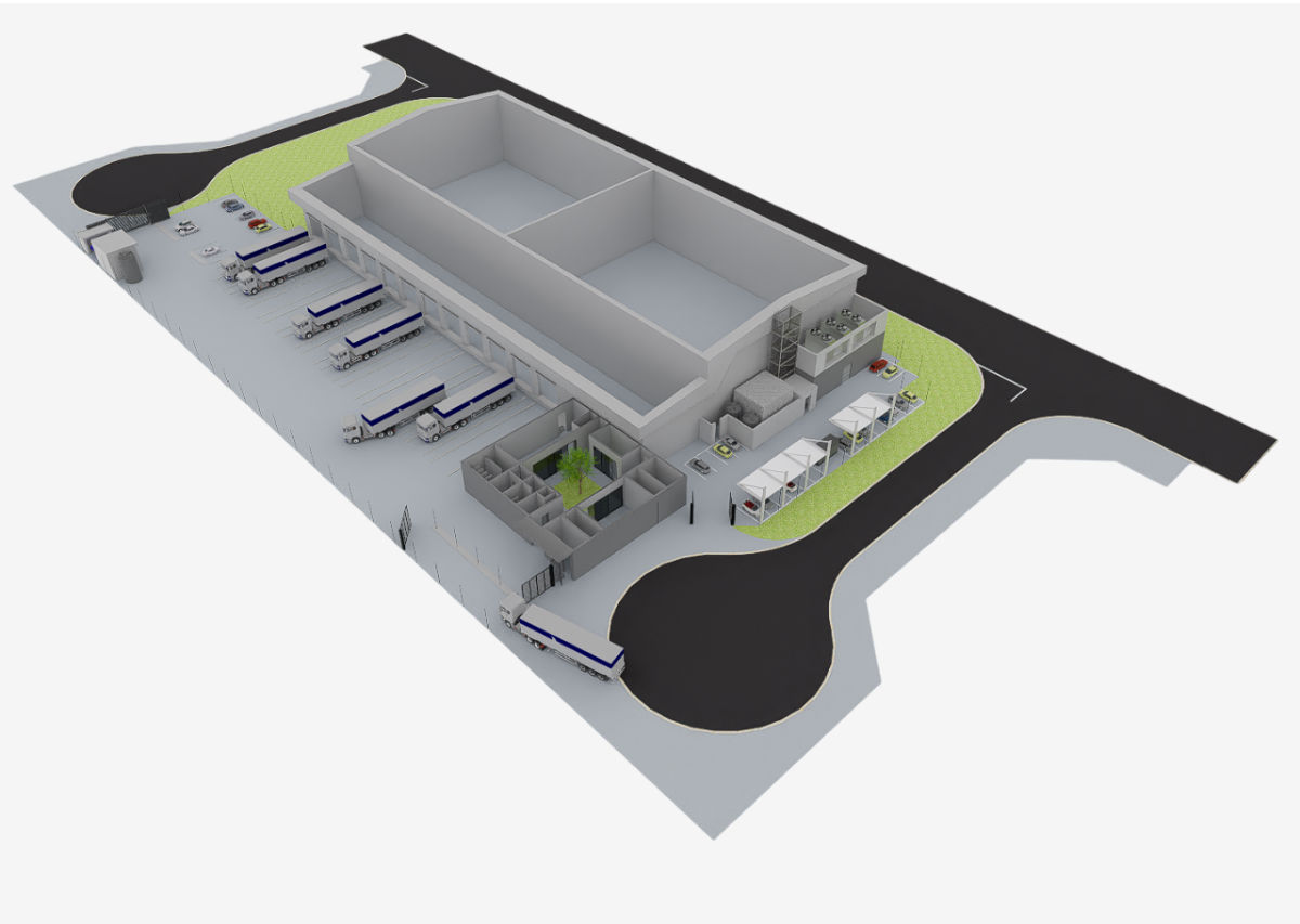 Warehouse full - 3D Modeling and Visulisation